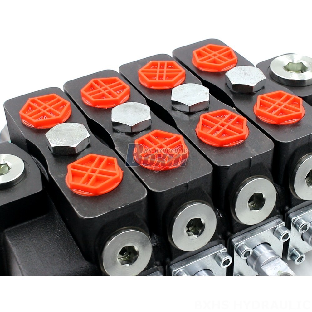 SD8-Electric unloading valve Manual 4 Spool Sectional Directional Valve: Factory Direct Supply detail image